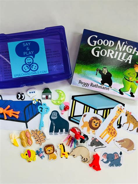 Story Kit Good Night Gorilla Speech Therapy Mini Objects Story