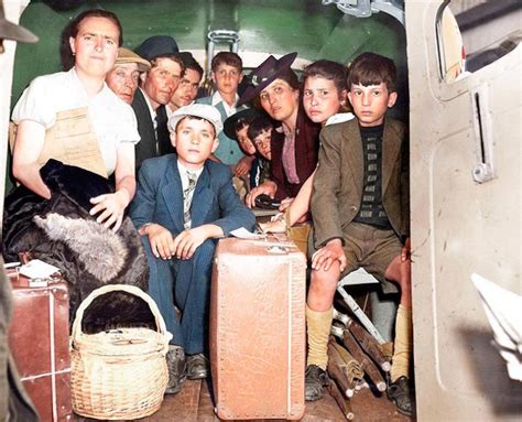 11 Colourised Photos Of World War II Refugees Have Never Been More ...