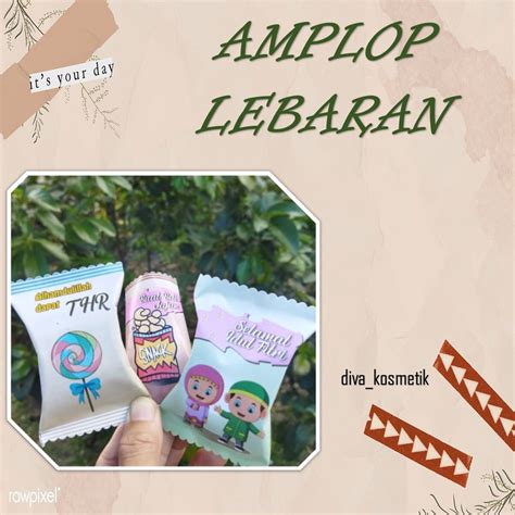 Jual Amplop Lebaran Lucu Amplop Unik Anak Kecil Angpao Lebaran