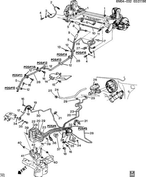 Qanda Cadillac Deville 1998 Hydraulic Brake Hose Diagram Justanswer