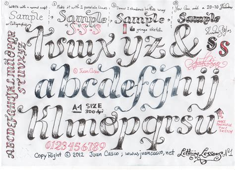 Calligraphy Lessons 1 by DarkoJuan on DeviantArt