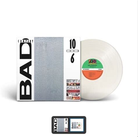 Bad Company 10 From 6 Rocktober 2023 Translucent Milky Clear Vinyl