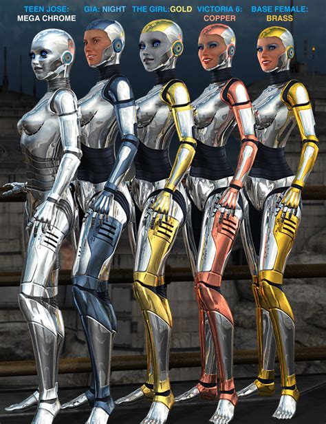 Genesis 2 Female Bot Armor Daz 3d