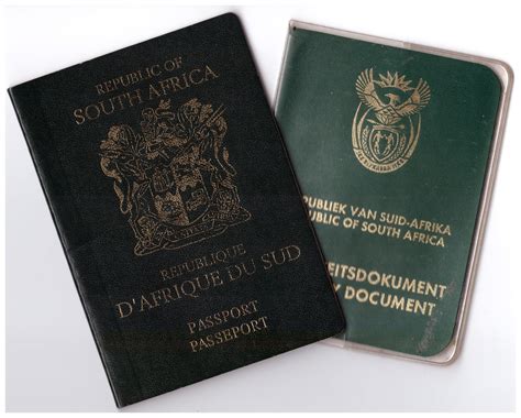 South African Id Book And Passport Photo