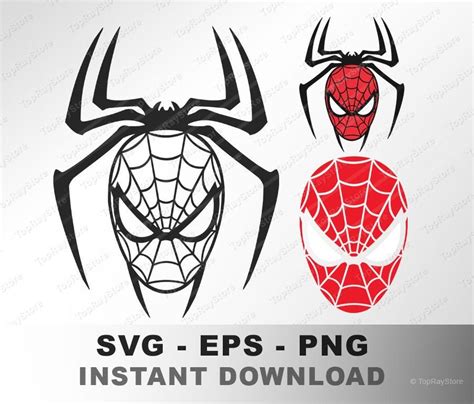 Spiderman SVG Spiderman Face Svg Layered Cutting Files | Etsy