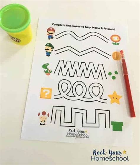 Mario Kart Maze Printable