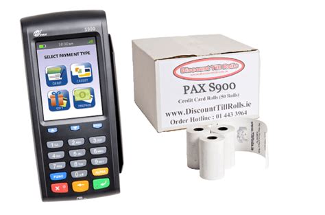 PAX S900 Credit Card Rolls - PAX S900 Thermal Rolls - Ingenico Credit ...