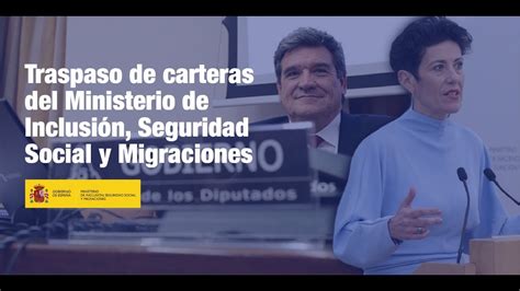 Carta Del Ministerio De Inclusi N Seguridad Social Y Migraciones