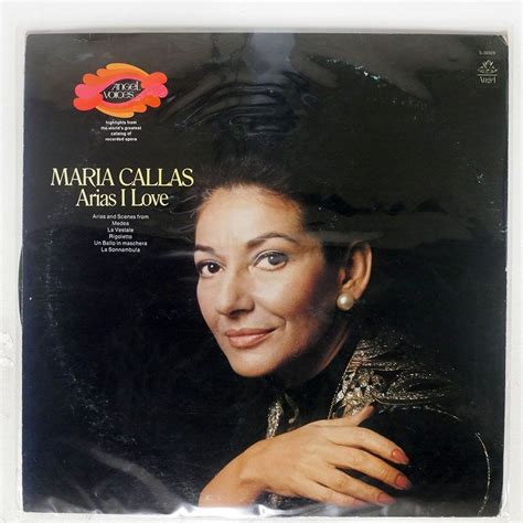 Yahoo Maria Callas Arias I Love Angel S Lp