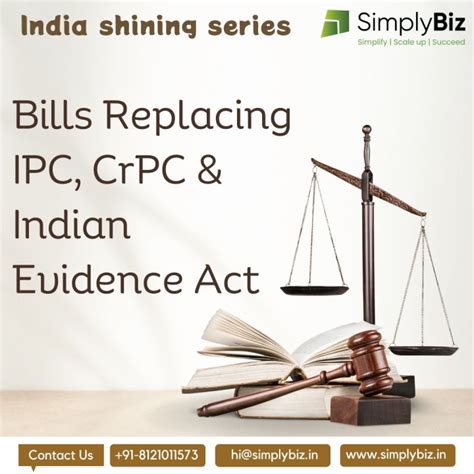 Simplybiz On Linkedin Bills Replacing Ipc Crpc And Indian Evidence Act