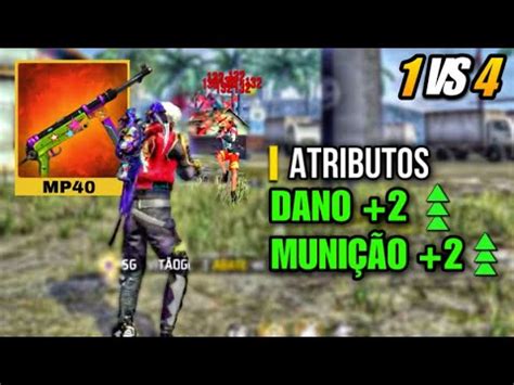 MUITA APELAÇÃO TESTEI A MP40 ATRIBUTADA AO MAXIMO FREE FIRE YouTube