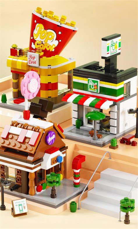 Buy SEMBO Mini City Shop Street View Building Blocks Model Perfume Shop