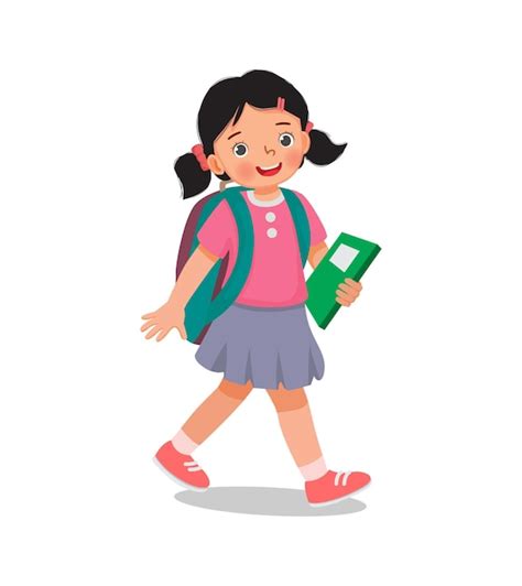 School Girl Clipart