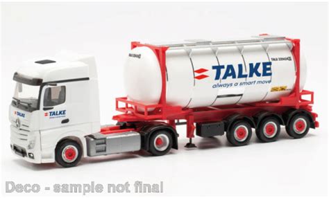 Miniature Mercedes Actros Herpa Bigspace Talke Voiture