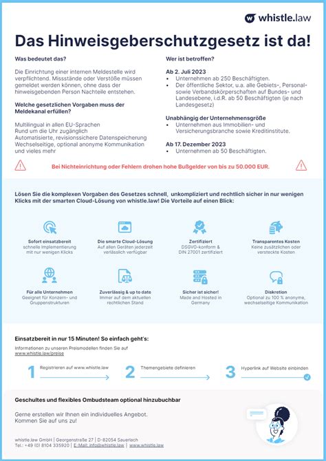 Hinweisgeberschutzgesetz Greenlight Consulting