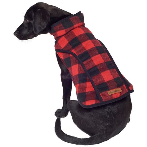 Eddie Bauer Kendall Brushed Check Dog Vest Baxterboo