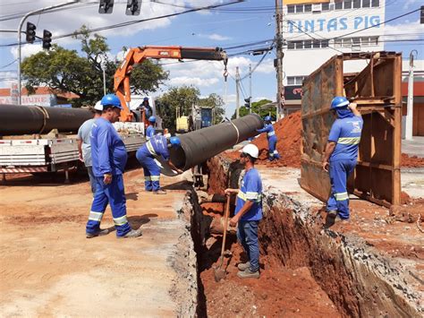 Saae Concluiu Travessia De Adutora Em Avenida Ag Ncia Sorocaba De