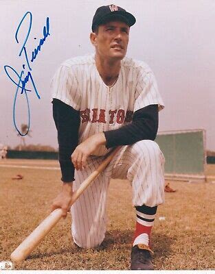 Jimmy Piersall Washington Senators Action Signed X Ebay