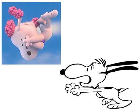 Snoopy is rescuing Fifi to fall by tylerleejewell on DeviantArt