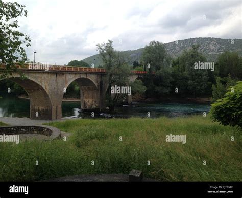 Old Bridge Montenegro Stock Photo Alamy