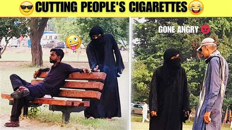 Cutting People S Cigarettes Prank Stop Smoking Prank In Pakistan