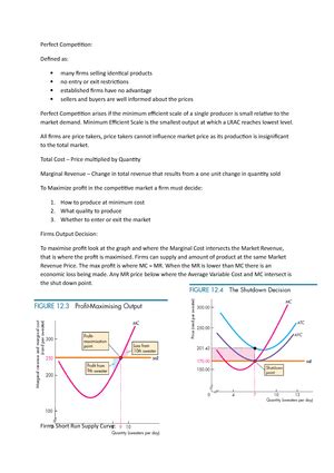 Solved The Marginal Cost Curve Intersects The A AVC And AFC Curves