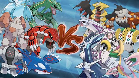 Pokemon Battle Theme Hoenn Legends Vs Sinnoh Legends Youtube