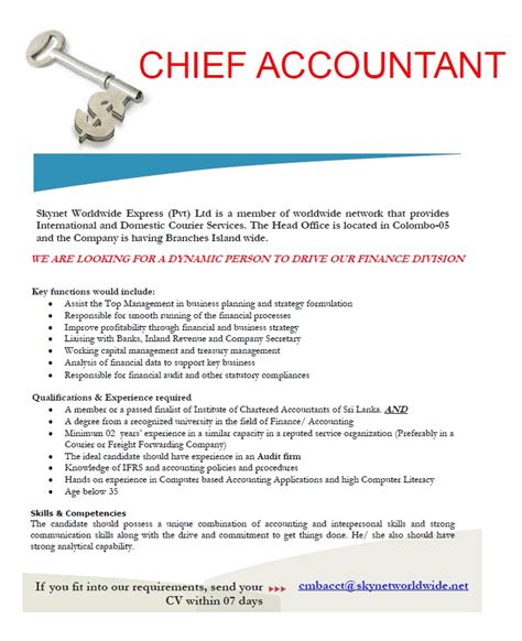 Chief Accountant