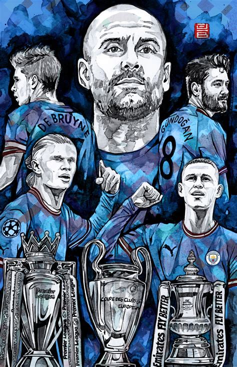 MCFC India ink and digital illustration : r/MCFC