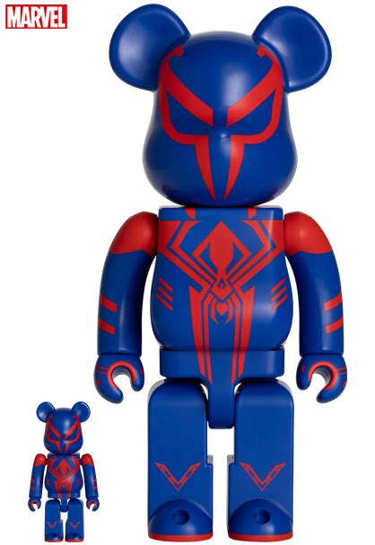 MEDICOM TOY BE RBRICK SPIDER MAN 2099 100 400