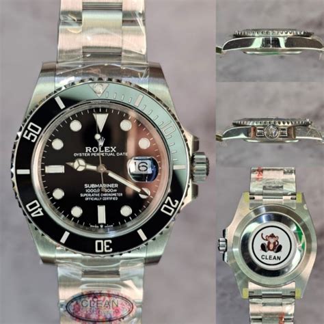 Jual Jam Tangan Rolex Submariner Mm Ref Ln Clean Shopee Indonesia