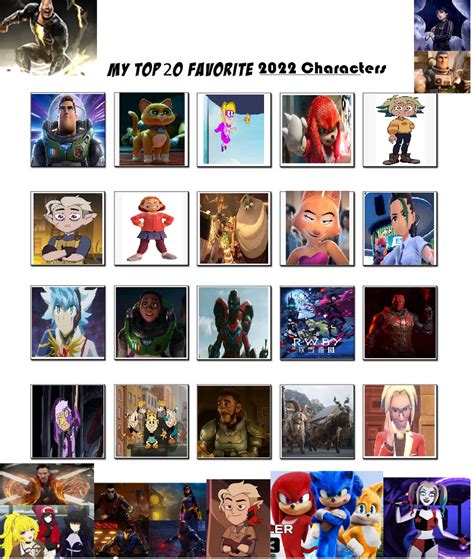 My Top 20 Characters of 2022 by RebeloftheDawn95 on DeviantArt