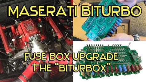 Maserati Biturbo Fuse Box Upgrade Diy Youtube