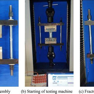 Axial Tensile Test Device For Concrete In The Figure Upper Pull