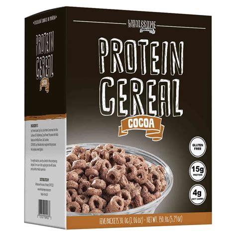 Protein Cereal, Low Carb Cereal, High Protein Cereal, 15g Protein, 4g ...