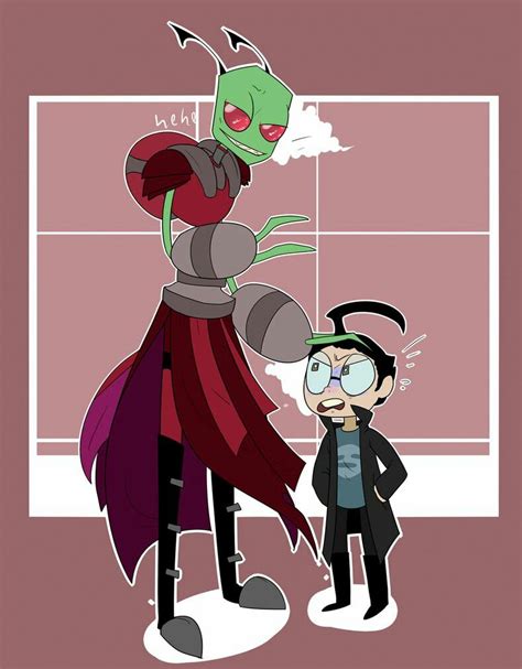 Tallest Zim And Smol Dib Invader Zim Invader Zim Characters Invader