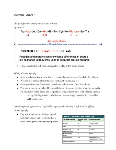 Bioc 2580 Lecture 4 Yeah Bioc2580 Lecture 4 Charge Differences