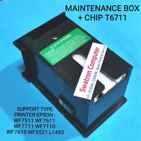 Jual Maintenance Box Epson T Use For L Wf Wf Wf