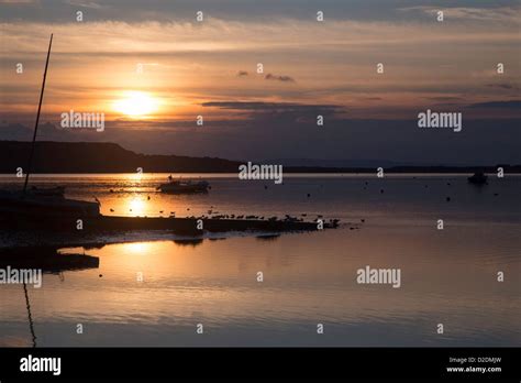 Mudeford Harbour Sunset Hi Res Stock Photography And Images Alamy