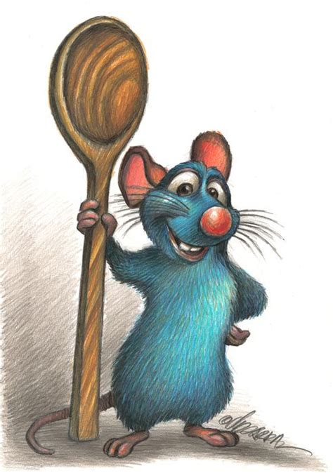 Remy Ratatouille Original Drawing Joan Vizcarra Catawiki