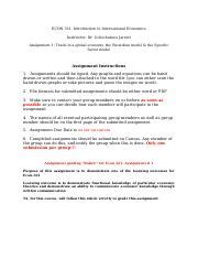 ECON 321 Group Assignment 1 Docx ECON 321 Introduction To