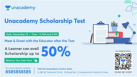 Get A Chance To Earn 50 Scholarship Test Unacademy Scholarship Test