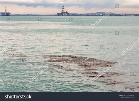 Oil Spill Ship Ocean Stock Photo 1263969856 | Shutterstock