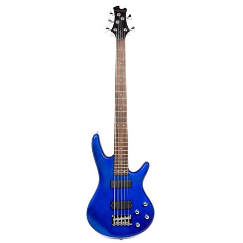 Sanchez 5 String Bass Guitar Blue Shop Now