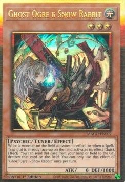 Ghost Ogre Snow Rabbit Alternate Art Maximum Gold YuGiOh