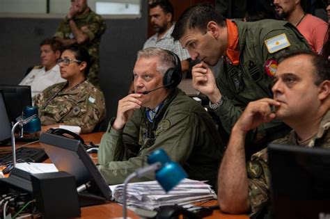 En El Comando Conjunto Aeroespacial Taiana Supervisó Las Tareas Del Sistema De Vigilancia Y