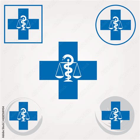 Ensemble Dic Nes De Pharmacie Suisse Avec Le Symbole Caduc E Couleur