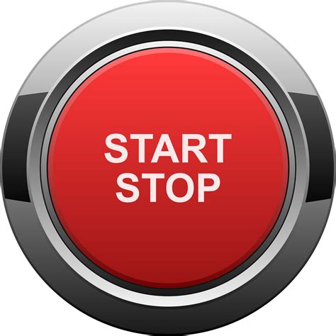 Start And Stop Engine Button Clipart Design Illustration 9383432 PNG