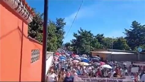 Marcha Por La Paz En Chicomuselo Chiapas Contra Inacci N De Las