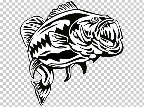 Largemouth Bass Stencil Bass Fishing PNG Clipart Art Artwork Bass